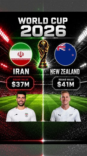 Iran 🇮🇷 vs New Zealand 🇳🇿 World Cup 2026