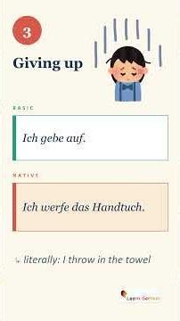 Basic → Native: German Phrases | Part 5 | Learn German