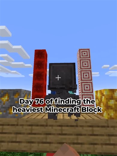 Finding the Heaviest Block in Minecraft - Day 76