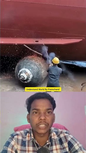 How Do Massive Ships Safely Launch Into Water? The Secret Airbag Technique Explained!#shorts