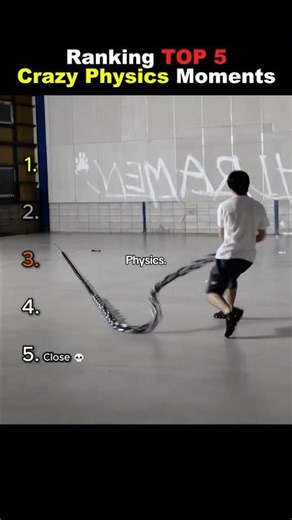 Ranking TOP 5 Crazy Physics Moments