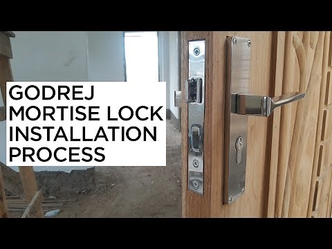 Godrej Mortise Lock Installation Process | Godrej Neh-16