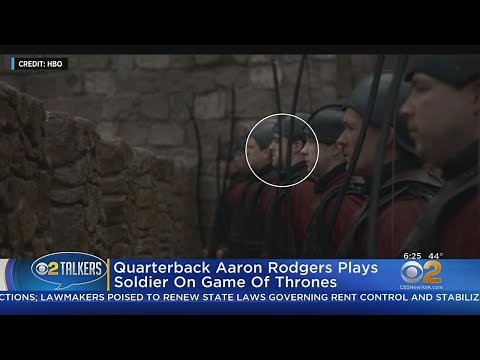 Quarterback Aaron Rodgers Plays Soldier On 'Game Of Thrones'