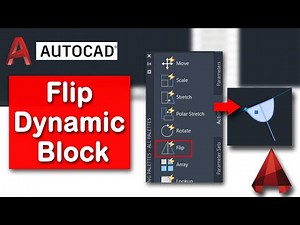 How to Create a Flip or mirror Dynamic Block in AutoCAD