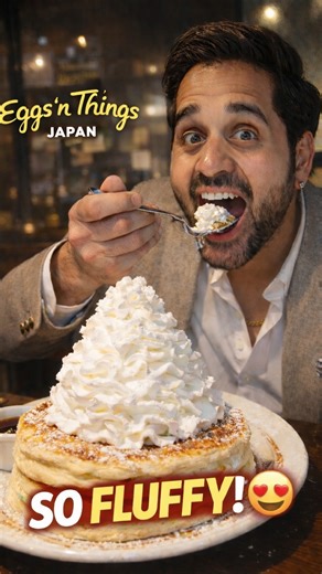 Rohit Dhand | Fluffiest pancakes I’ve ever had in Japan 🇯🇵🥞 [Japan, Fluffy Pancakes, Must Eat in Japan, Tokyo Eats, Japan Food Vlog, Travel Japan] | Instagram