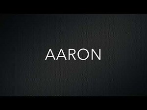 How to Pronounce Aaron