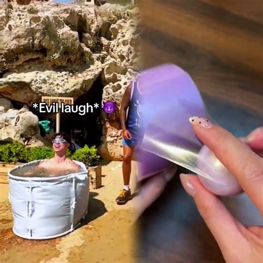 Keemokazi and his sister try a freezing cold ice bath 😂