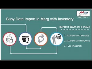 How to Import Data from Busy to Marg ERP [Hindi]