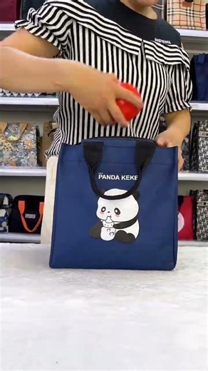 Blue White Panda Bag Lightweight Waterproof Spacious Perfect For Commuting #shortsfeed