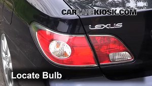 Rear Turn Signal Replacement on a 2004 Lexus ES330 3.3L V6