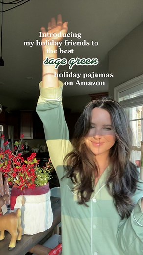 Classic Green Holiday Pajamas for Festive Celebrations