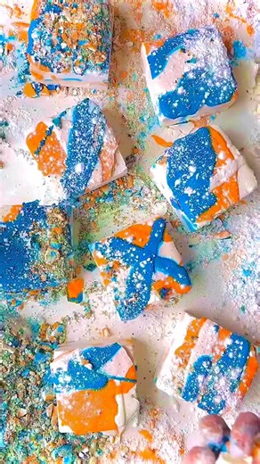 Dopamine_ on Instagram: "Jumbo irregular crispy and crunchy gymchalk blocks topped with cornstarch crumble compilation by @bluedaisy_creative Check out the original versions of these videos on her page. For more such beautiful, colourful and crunchy and dusty crumble videos follow her page on IG @bluedaisy_creative Edited by @my_insta_asmr Hope you like it. Lots of love 😘 Stay happy, stay blessed, don’t forget to smile and have a good day everyone 😘😘😘😘❤❤❤❤ Matthew 22:29 Jesus answered and s