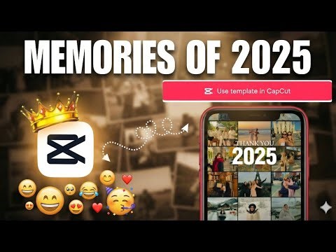 How to make 2025 Recap video | Capcut Template | Just 1 click 👆