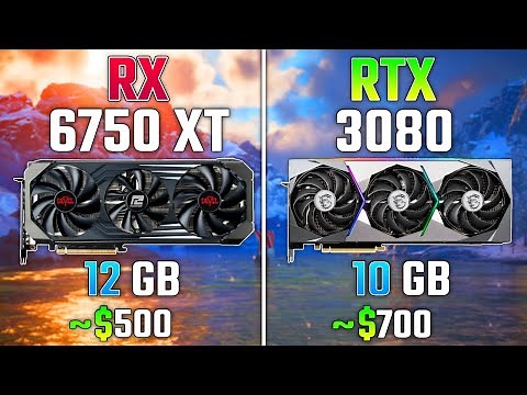 AMD RX 6750 XT vs RTX 3080 | Test in 7 Games