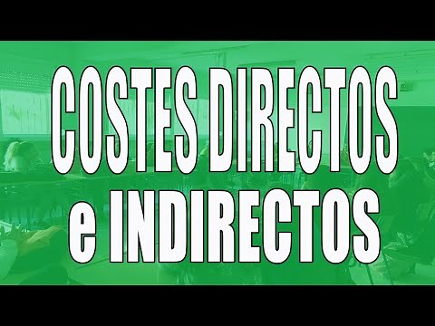 Direct costs and indirect costs