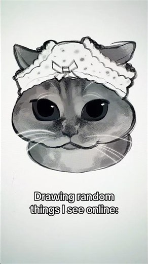 Drawing random things I see online: