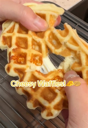 Delicious Cheesy Waffles Recipe