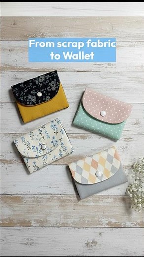 Mini Wallet Sewing Tutorial | Coin Purse with Card Holder Step by Step
