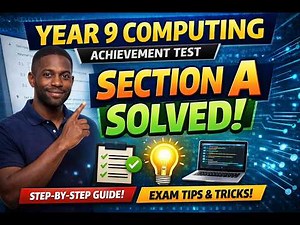 “Year 9 Computing Achievement Test – October 2025 | Section A FULL SOLUTIONS
