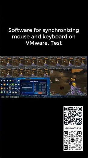 Software for synchronizing mouse and keyboard on VMware, Test