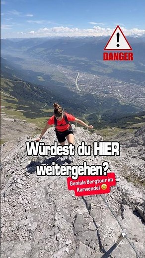 Vordere Brandjochspitze in the Karwendel 😍🙌⛰️