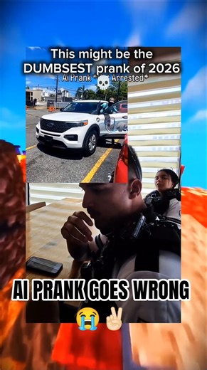 THE DUMBEST AI "PRANK" OF 2026 🤦‍♂️🚔 #shorts