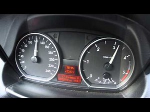 2009 BMW 1 series 116d || acceleration || 0-155 km/h