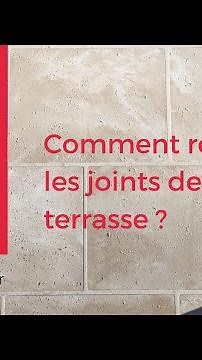 Comment réaliser les joints de sa terrasse ?