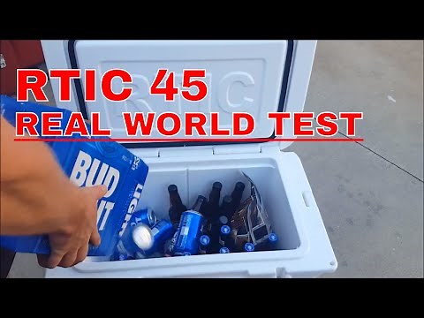 RTIC 45 -"REALISTIC" COOLER REVIEW