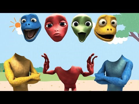Wrong Heads DAME TU COSITA and PATILA Alien Green El Chombo Dance CHALLENGE