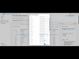 Central Business Configuration in SAP Cloud Organizational Structures Setup