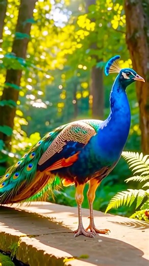 Majestic Peacock Display in 4K HDR 🦚 Stunning Feathers #shorts @Quiet4kLife