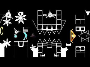 Thinking Space II Layout + Hitboxes - Geometry Dash
