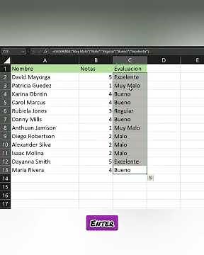 🤯 Adiós al SI Anidado: El Secreto de Excel para Clasificar Datos sin complicaciones