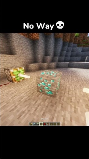 Minecraft Diamond Glitch Moment