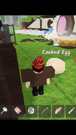 How to Get Cooked Egg 🥚 in 99 Nights Survive Forest (Easy Guide) 🔥 #Roblox