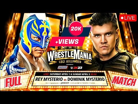Rey Mysterio Destroying Dominik - Rey Mysterio vs Dominik Full Match - Wrestlemania 39