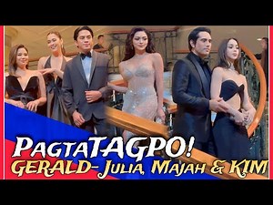 GERALD & JULIA reaction KINA MAJAH, KIM SA ABS CBN BALL 2023