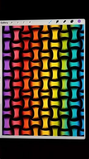 Weave Pattern Procreate Brush