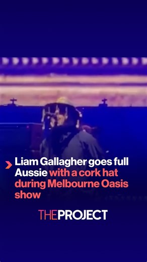 Please welcome Australia's newest honorary citizen, Oasis star Liam Gallagher. | The Project