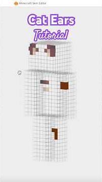 How to Make Cat Ears for Minecraft Skins!
