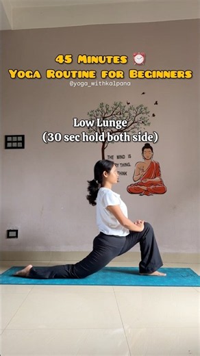 45 min yoga for beginners🧘🏻‍♀️ #yoga #yogaforbeginners #beginnerfriendly #shorts #shortsfeed