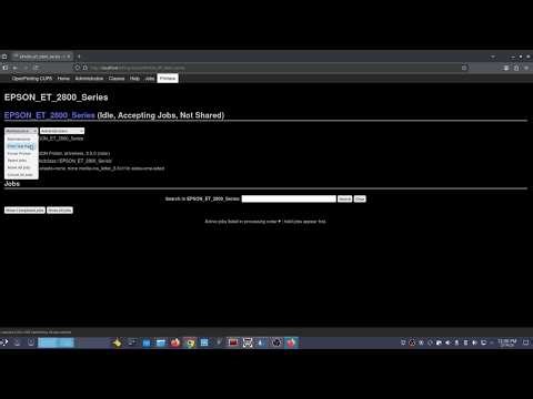 Printing To Epson ET-2803 Wi-Fi In Ubuntu 24.04