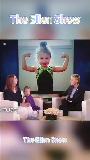 The Ellen Show: Meet the 3-Year-Old Gymnast Prodigy! #ellen #theellenshow