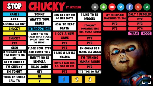 CHUCKY SOUNDBOARD