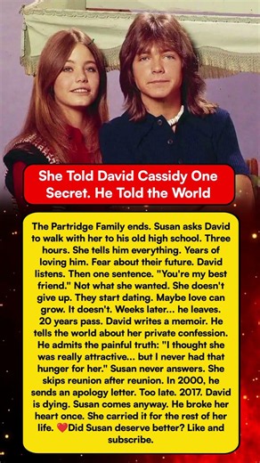 She Loved David Cassidy. His Memoir Changed Everything.