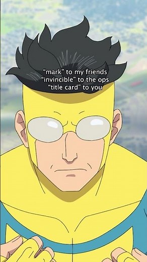 Also known as the GOAT. | Invincible