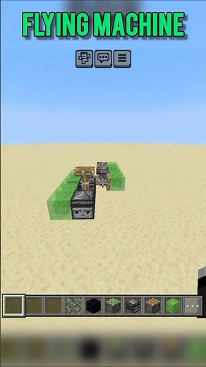 Easy Flying Machine for Minecraft bedrock ! 🤯 #shorts #minecraft
