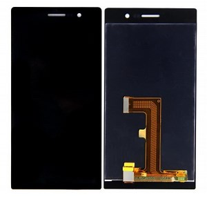 LCD with Touch Screen for Huawei Ascend P7 with Dual sim - Black (display glass combo folder)