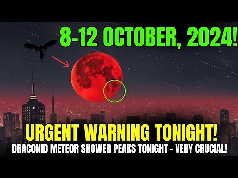 8-12 OCTOBER 2024! Draconid Meteor Shower Peaks TONIGHT! Crucial